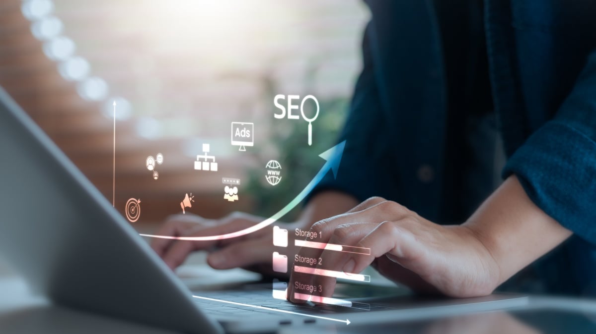 SEO optimization and website visibility analytics